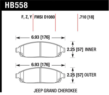 Hawk Performance Hawk HPS Street Brake Pads