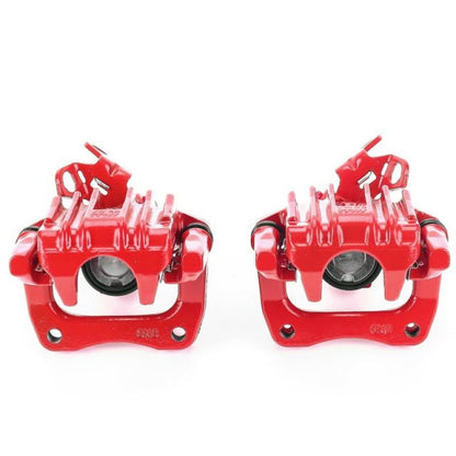 PowerStop Power Stop 10-13 Audi A3 Rear Red Calipers w/Brackets - Pair
