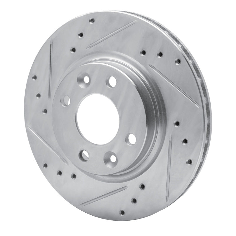 R1 Concepts R1 15-19 Renault Logan (Mexico) Front Left Drilled & Slotted Silver Brake Rotor