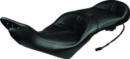 Mustang Motorcycle Mustang 08-17 Victory Vision Standard Touring 1PC Seat w/Driver Backrest - Black