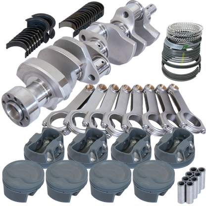 Eagle Chevy LT1 350 1Pc 3.750in Crank 6.000in H-Beam -16cc Inv Dome 4.030in Piston Rotating Assembly