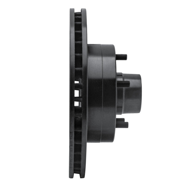 R1 Concepts R1 70-81 Buick Estate Wagon Front Right Drilled & Slotted Black Brake Rotor