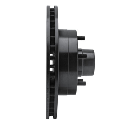 R1 Concepts R1 70-81 Buick Estate Wagon Front Right Drilled & Slotted Black Brake Rotor