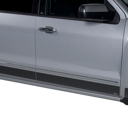 Putco 2021 Ford F-150 Reg Cab 6.5ft Short Box Black Platinum Rocker Panels (4.25in Tall 10pcs)