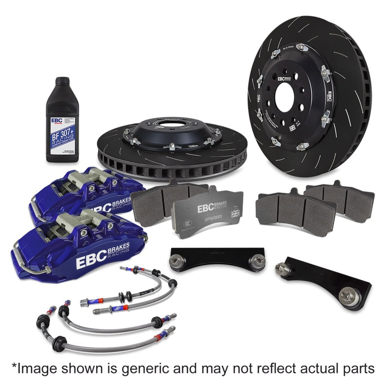 EBC Racing 12-21 BMW M240i F22 3.0T Blue Apollo-6 Calipers 355mm Rotors Front Big Brake Kit