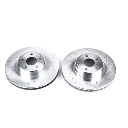 PowerStop Power Stop 99-03 Mercedes-Benz CL500 Front Evolution Drilled & Slotted Rotors - Pair