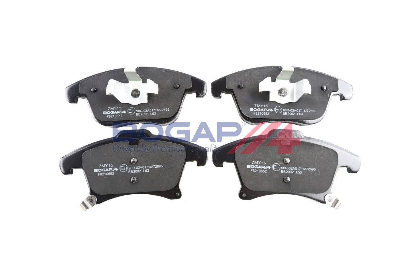 BOGAP F8210652 Brake Pad Set, Disc Brake
