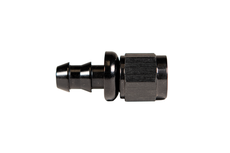 Fleece Performance Universal -6AN Straight to Hose Barb - Black