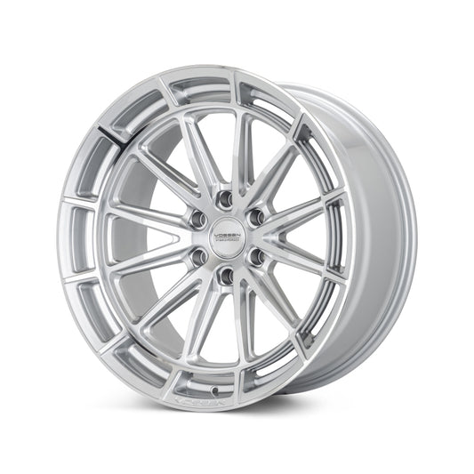 Vossen HFX-5 - 22x12 - 8x165.1 - ET-44 - Ultra Deep Face - 125.1 - Silver Polished Wheel