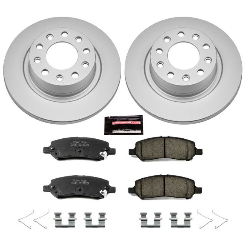 PowerStop Power Stop 13-16 Dodge Dart Rear Z17 Evolution Geomet Coated Brake Kit