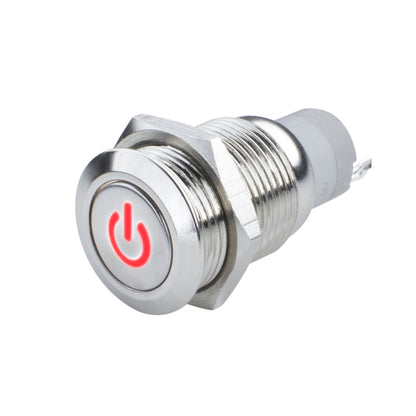 ORACLE Lighting Oracle Pre-Wired Power Symbol Momentary Flush Mount LED Switch - Red