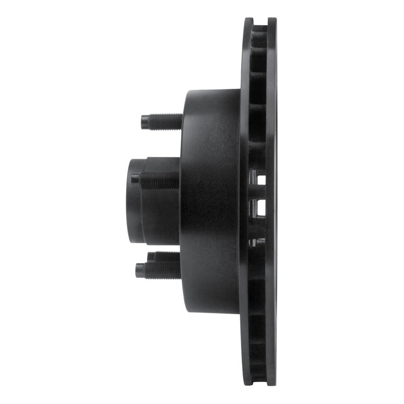 R1 Concepts R1 83-94 Ford Ranger (USA/Canada) Front Left Drilled & Slotted Black Brake Rotor