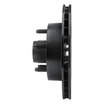 R1 Concepts R1 83-94 Ford Ranger (USA/Canada) Front Left Drilled & Slotted Black Brake Rotor