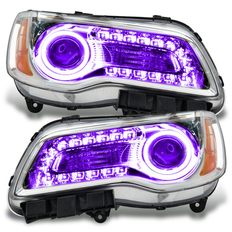 ORACLE Lighting Oracle 11-14 Chrysler 300C SMD HL - Chrome - NON HID - ColorSHIFT DRL - ColorSHIFT