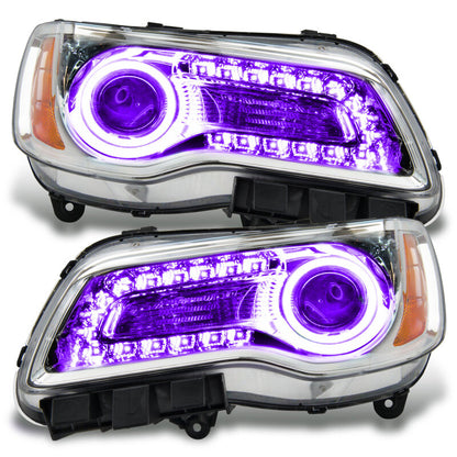 ORACLE Lighting Oracle 11-14 Chrysler 300C SMD HL - Chrome - NON HID - ColorSHIFT w/ 2.0 Controller