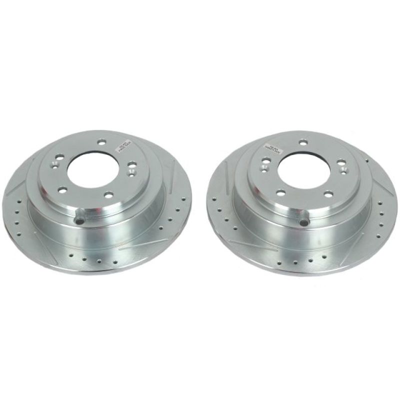 PowerStop Power Stop 04-06 Kia Amanti Rear Evolution Drilled & Slotted Rotors - Pair