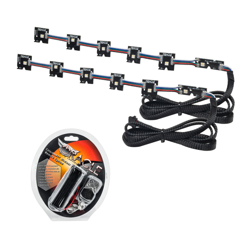 ORACLE Lighting Oracle 14-21 Infiniti Q50 RGB+W Headlight Halo Upgrade Kit - ColorSHIFT