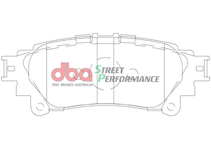 DBA 16-18 Lexus GS200t (Excl F Sport) Rear SP Performance Brake Pads