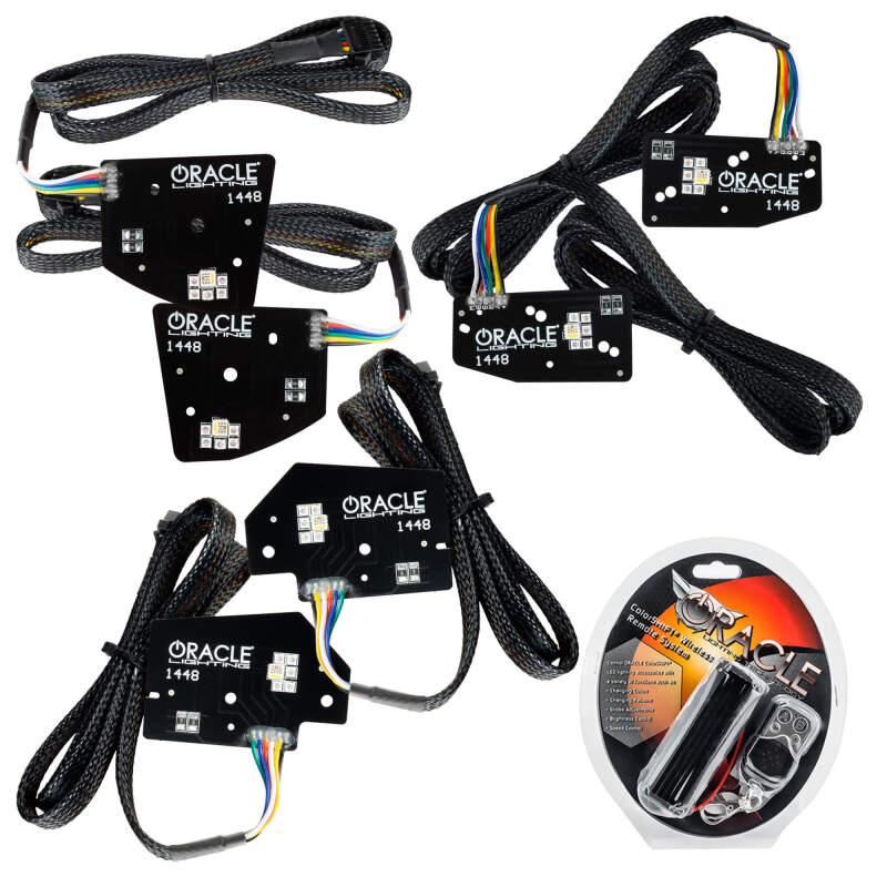 ORACLE Lighting Oracle 19-21 RAM 1500 Projector LED Headlight DRL Kit - RGBW+A w/ RF Controller