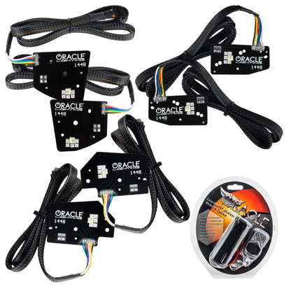 ORACLE Lighting Oracle 19-21 RAM 1500 Projector LED Headlight DRL Kit - RGBW+A w/ RF Controller