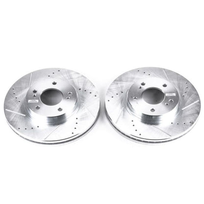 PowerStop Power Stop 97-01 Infiniti Q45 Front Evolution Drilled & Slotted Rotors - Pair