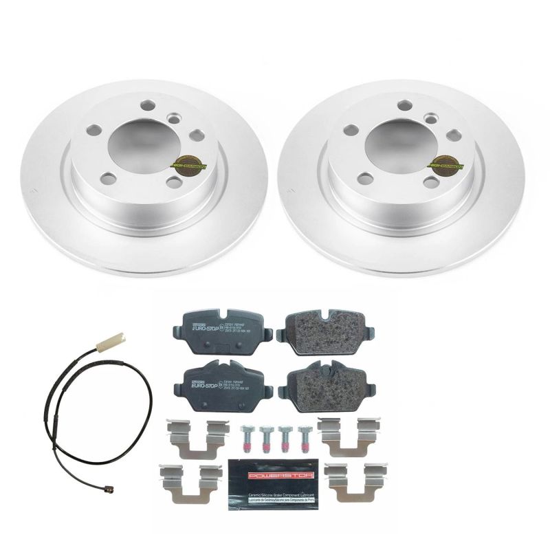 PowerStop Power Stop 11-16 Mini Cooper Countryman Rear Euro-Stop Brake Kit