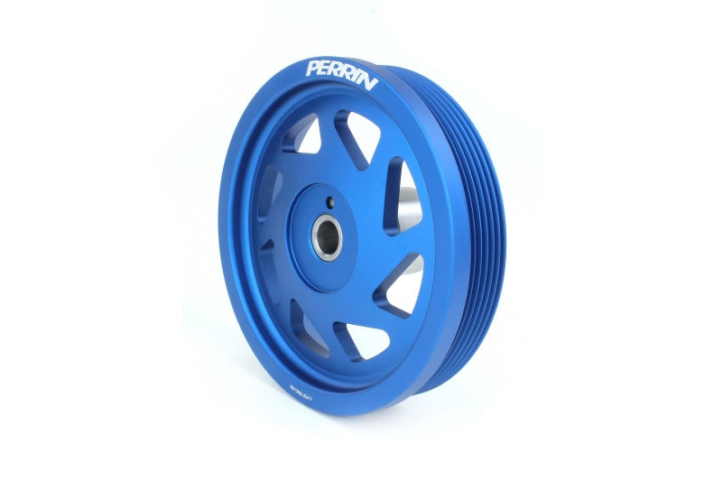 Perrin Performance PERRIN 22-26 Subaru WRX/BRZ & Toyota GR86 / 20-25 FXT/OBXT Lightweight Crank Pulley - Blue