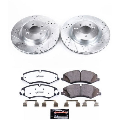 PowerStop Power Stop 2017 Land Rover Discovery Front Z36 Truck & Tow Brake Kit