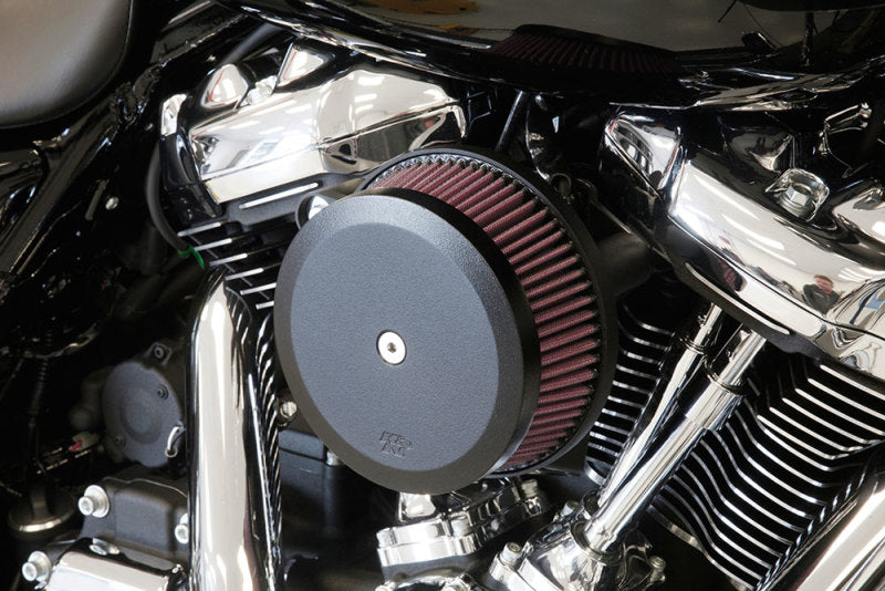K&N Engineering K&N 17-18 Harley-Davidson Road Glide Hammer Black Street Metal Intake System