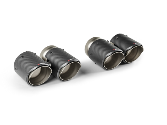 Akrapovic Akrapovic 2024+ BMW M5 (G90,G99) Round Carbon Fiber Tail Pipe Set