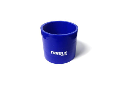 Torque Solution 45 Degree Silicone Elbow: 2.5 inch Black Universal