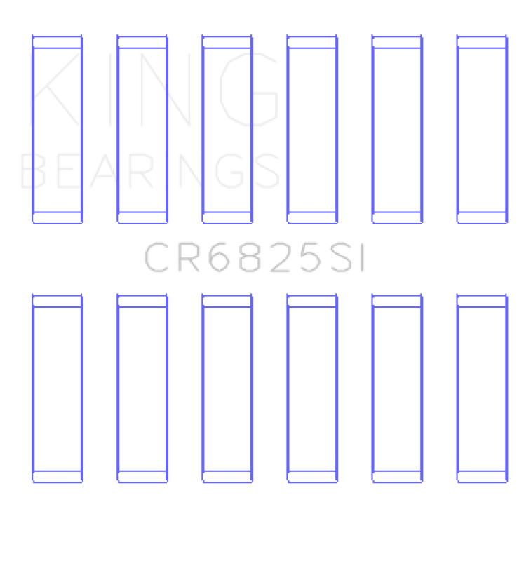King Engine Bearings Chrysler 226 (3.7L) (Size +1.0mm) Connecting Rod Bearing Set