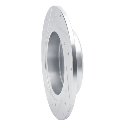 R1 Concepts R1 16-23 Chevrolet BOLT EV Rear Right Drilled & Slotted Silver Brake Rotor