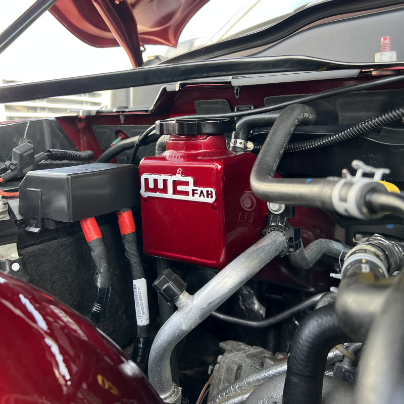 Wehrli 19-23 Cummins 6.7L Coolant Tank (OEM Placement) - Bengal Red