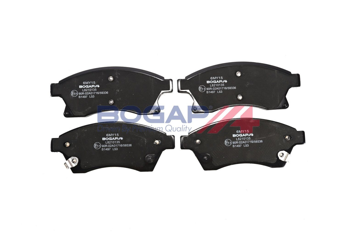 BOGAP L8210135 Brake Pad Set, Disc Brake