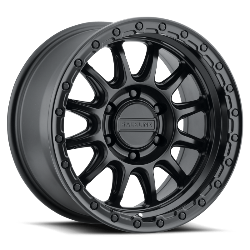 Raceline 960B Alpha 18x9in / 8X180 BP / 18mm Offset / 130.81mm Bore - Satin Black