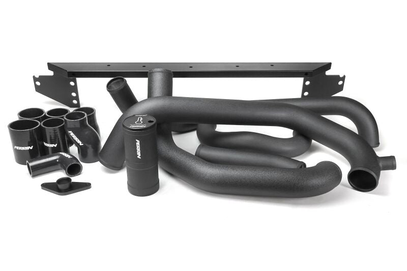 Perrin Performance PERRIN 02-07 Subaru WRX/STI Front Mount Intercooler Boost Tube Kit - Black