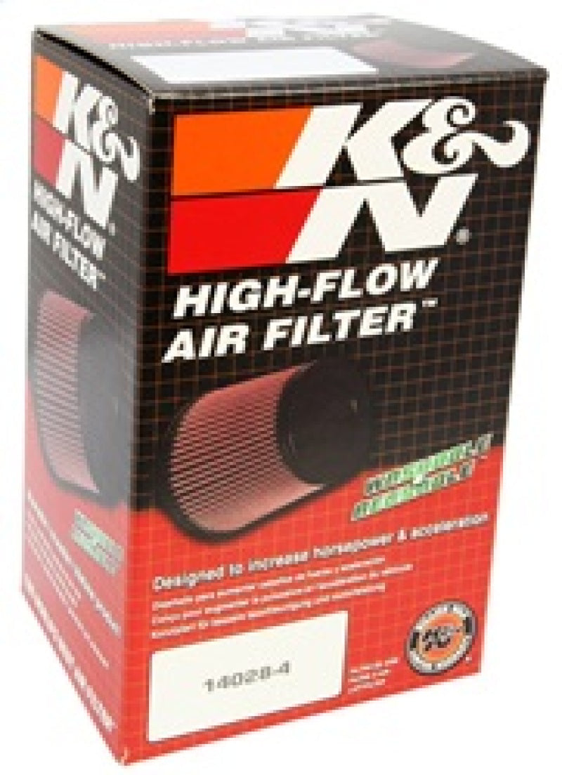 K&N Engineering K&N Filter Universal Rubber Oval Straight 4.5in OL x 3.75in OW x 7in Height 20 Degree Angle