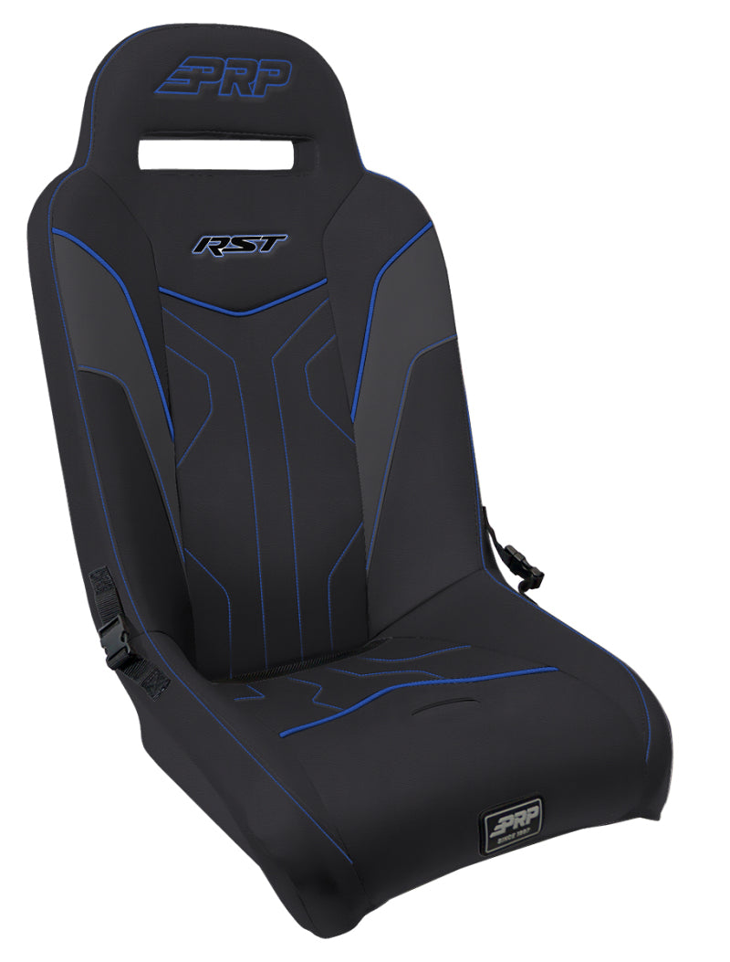 PRP Seats PRP Polaris RZR PRO XP/PRO R/Turbo R RST Suspension Seat- Black/Blue