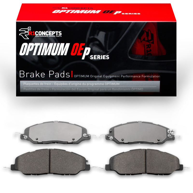 R1 Concepts R1 07-14 Ford Mustang Front R1 Optimum OE Brake Pads