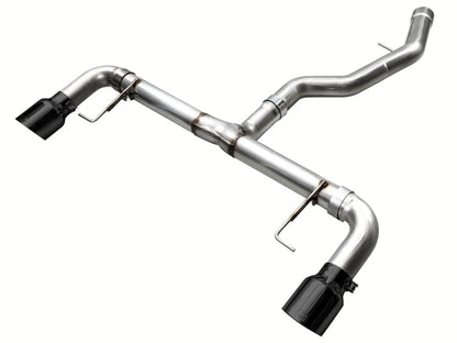 AWE Tuning 19-23 BMW 330i / 21-23 BMW 430i Base G2X Track Edition Axle-Back Exhaust - Diamond Black