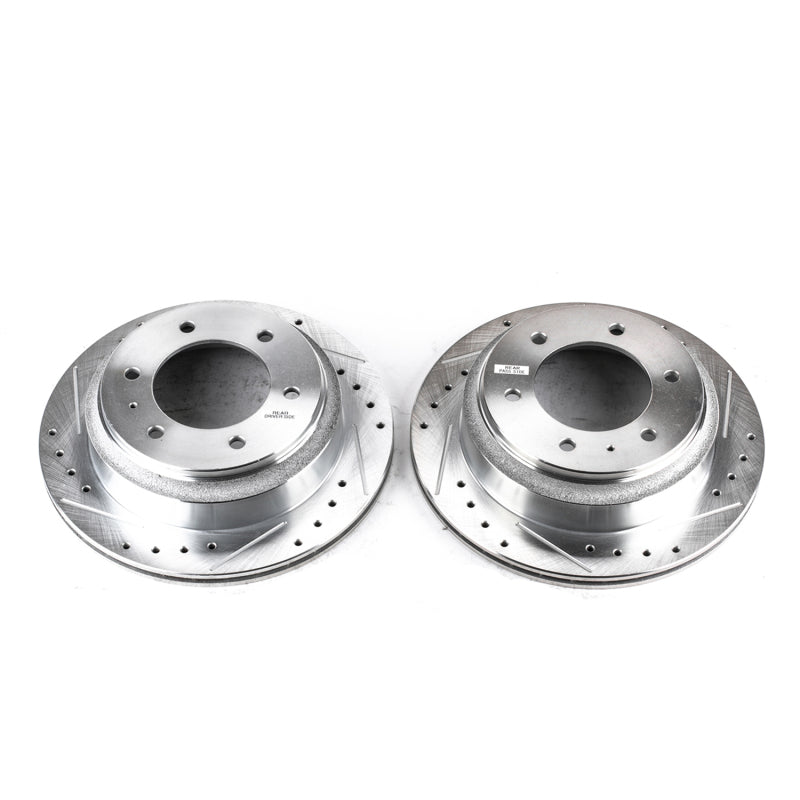 PowerStop Power Stop 96-99 Acura SLX Rear Evolution Drilled & Slotted Rotors - Pair