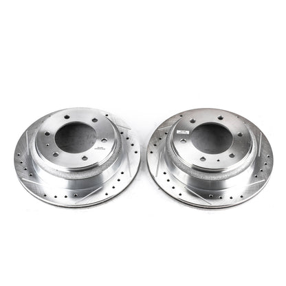PowerStop Power Stop 96-99 Acura SLX Rear Evolution Drilled & Slotted Rotors - Pair