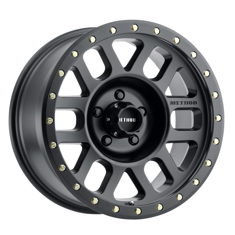 Method Wheels Method MR309 Grid 17x8.5 0mm Offset 5x5 94mm CB Matte Black Wheel
