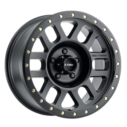 Method Wheels Method MR309 Grid 17x8.5 0mm Offset 5x5 94mm CB Matte Black Wheel