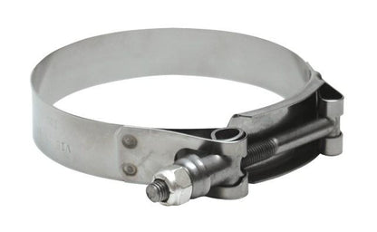 Vibrant SS T-Bolt Clamps Pack of 2 Size Range: 5.30in to 5.60in O.D. For use with 5in I.D. couplers