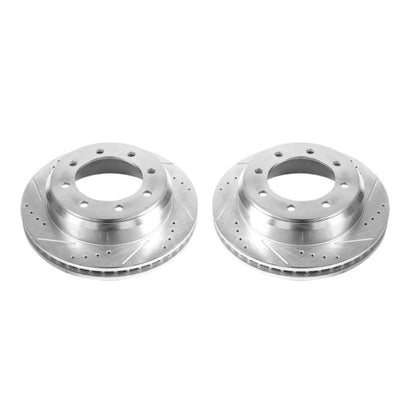 PowerStop Power Stop 08-14 Ford E-150 Rear Evolution Drilled & Slotted Rotors - Pair