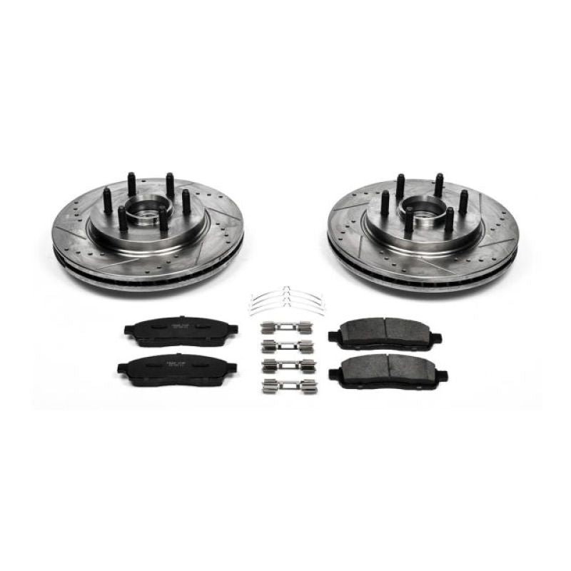 PowerStop Power Stop 06-08 Lincoln Mark LT Front Z23 Evolution Brake Kit