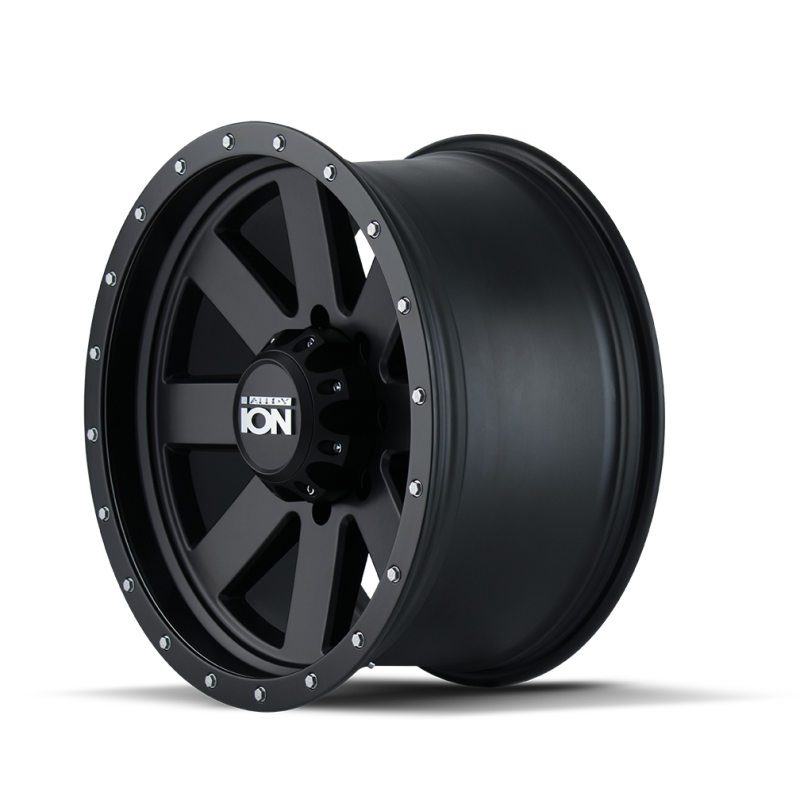 ION Wheels ION Type 134 18x10 / 5x139.7 BP / -19mm Offset / 108mm Hub Matte Gunmetal/Black Beadlock Wheel