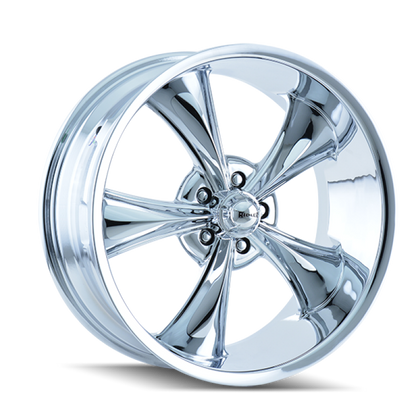 Ridler Wheels Ridler 695 22x9 / 5x127 BP / 0mm Offset / 83.82mm Hub Chrome Wheel